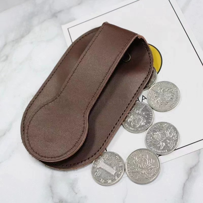 Leather Edc. Carry Pouch - Portamonete Pieghevole EDC da Donna, Borsa