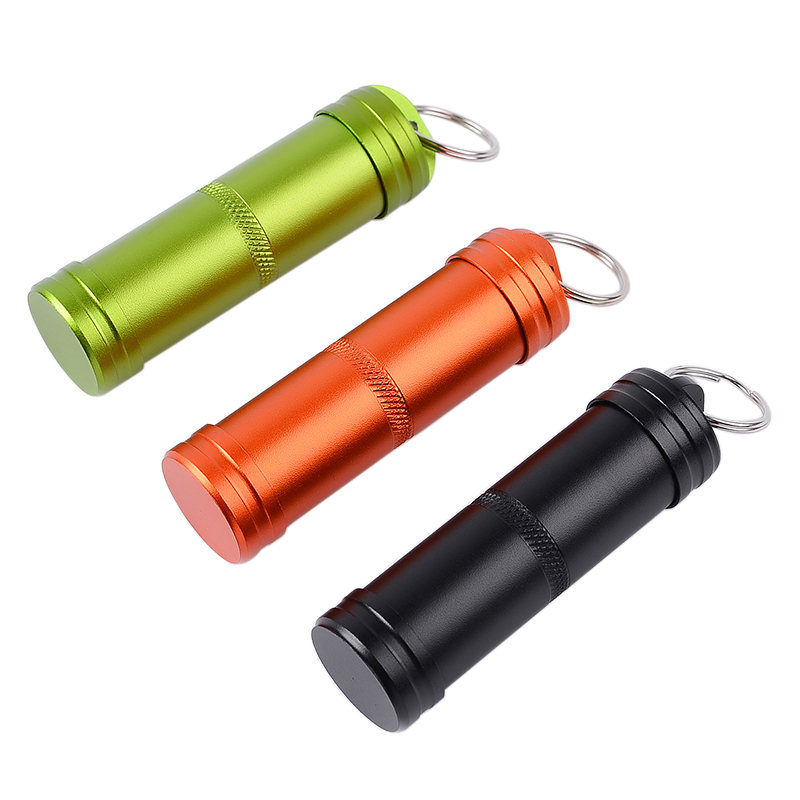 Pill Fob Capsule - Impermeabile Airtight A Tenuta Stagna Contenitore