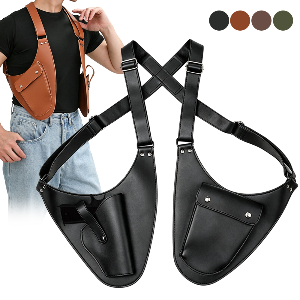 Leather Edc. Carry Pouch - Fondina Tattica per Pistola in Pelle