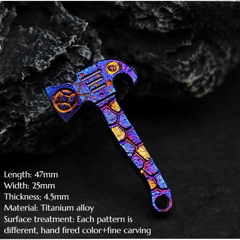 Titanium Pry Bar - Mini Ascia in Lega di Titanio