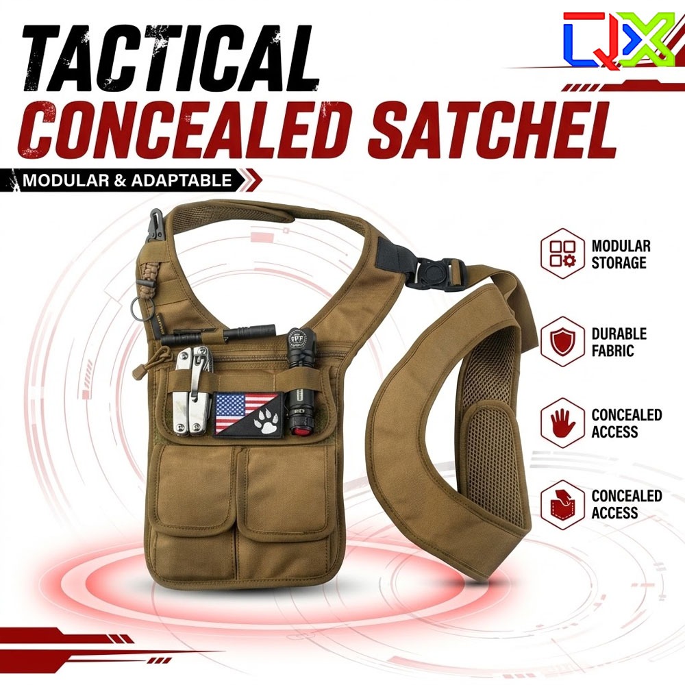 Borsa a tracolla tattica QX pe - Edc Carry Bag For Men recensione e prezzo