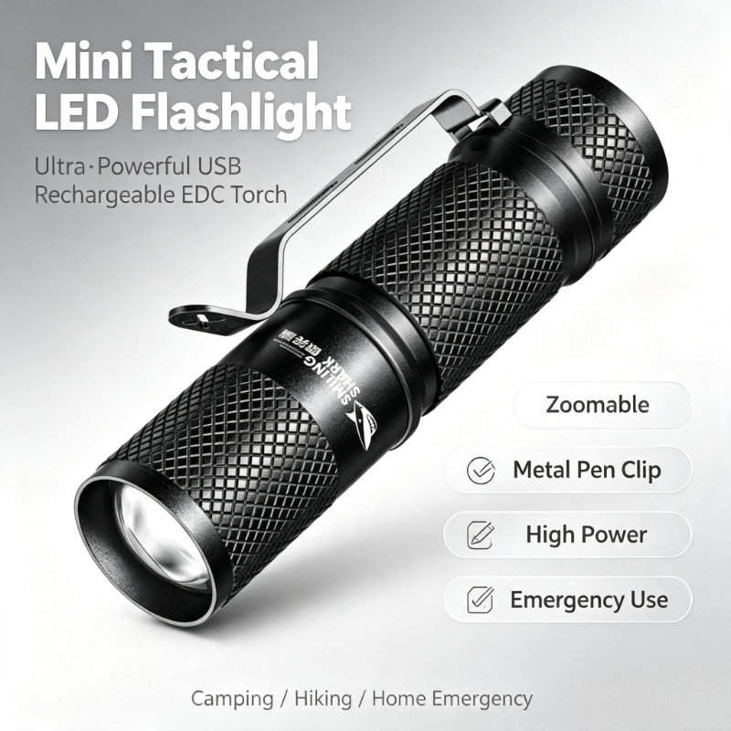 SMILING SHARK Torcia LED Tatti - Edc (Every Day Carry recensione e prezzo