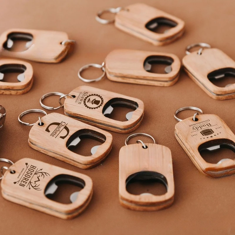 Portachiavi in legno con aprib - Bottle Opener Keyring recensione e prezzo