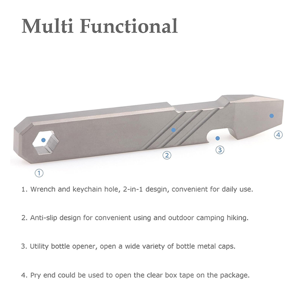 Strumento Multiuso EDC in Tita - Titanium Pry Bar recensione e prezzo