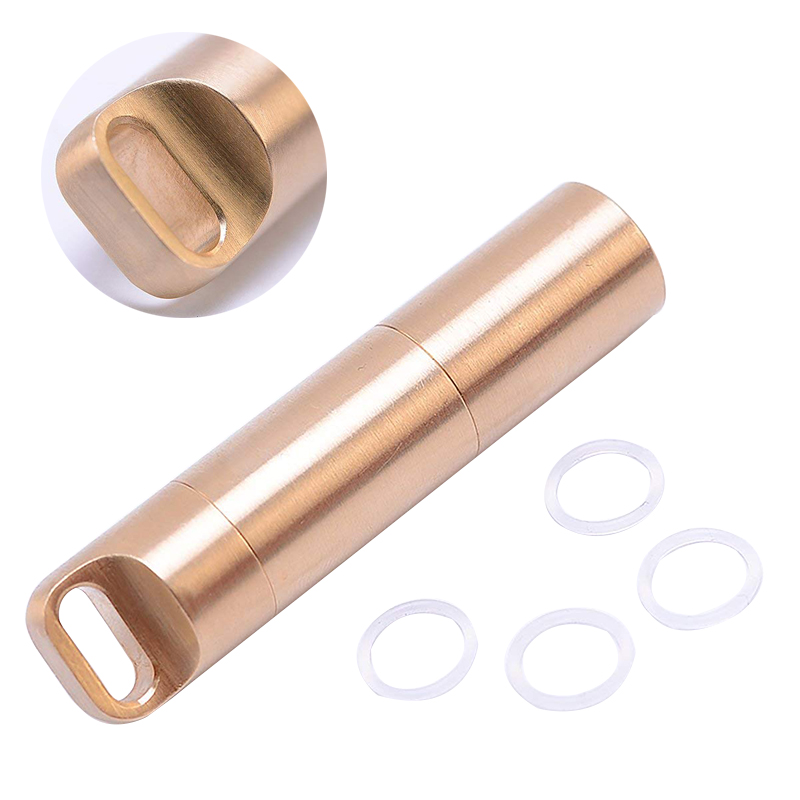 Ottone impermeabile Ermetico C - Pill Fob Capsule recensione e prezzo
