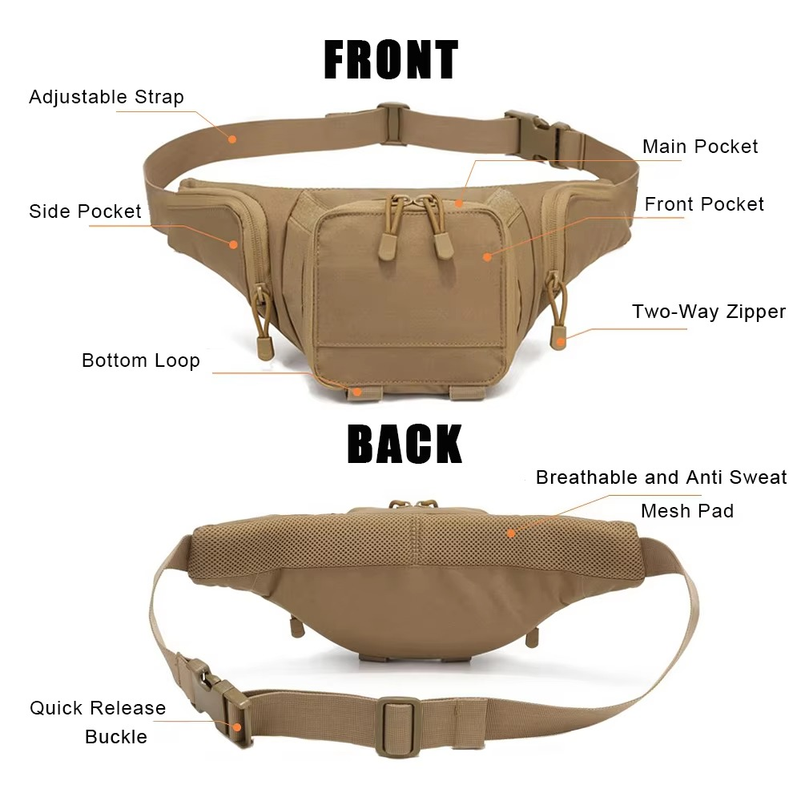Marsupio sportivo da uomo, bor - Edc Carry Bag For Men recensione e prezzo