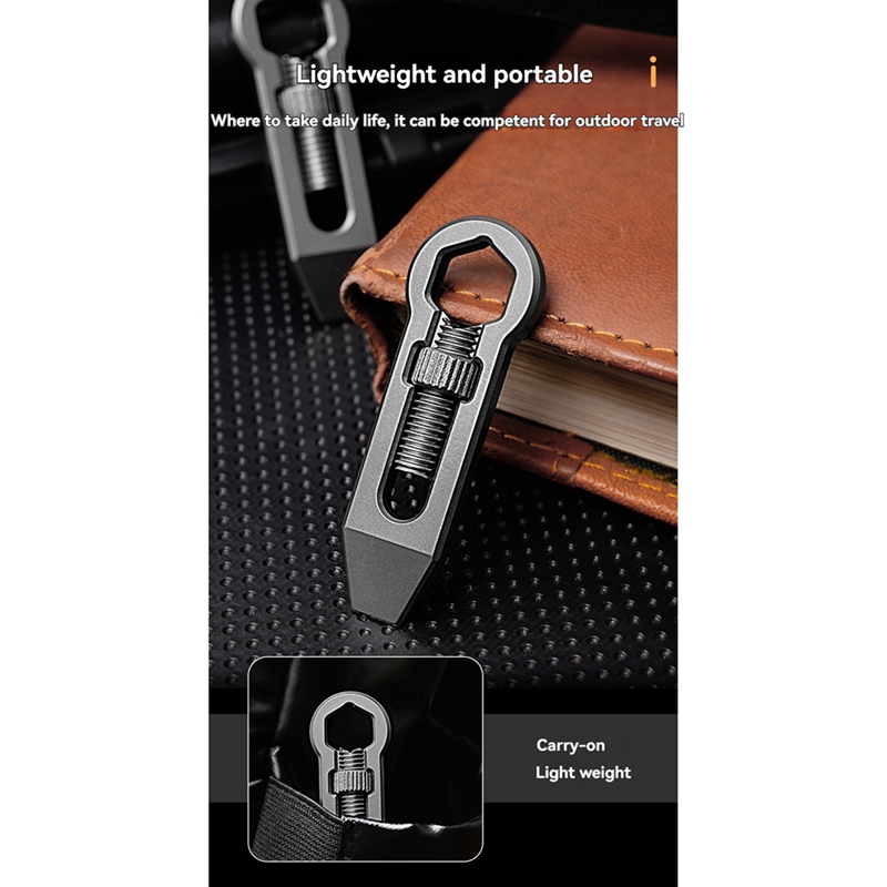Mini attrezzo multifunzione in - Titanium Pry Bar recensione e prezzo