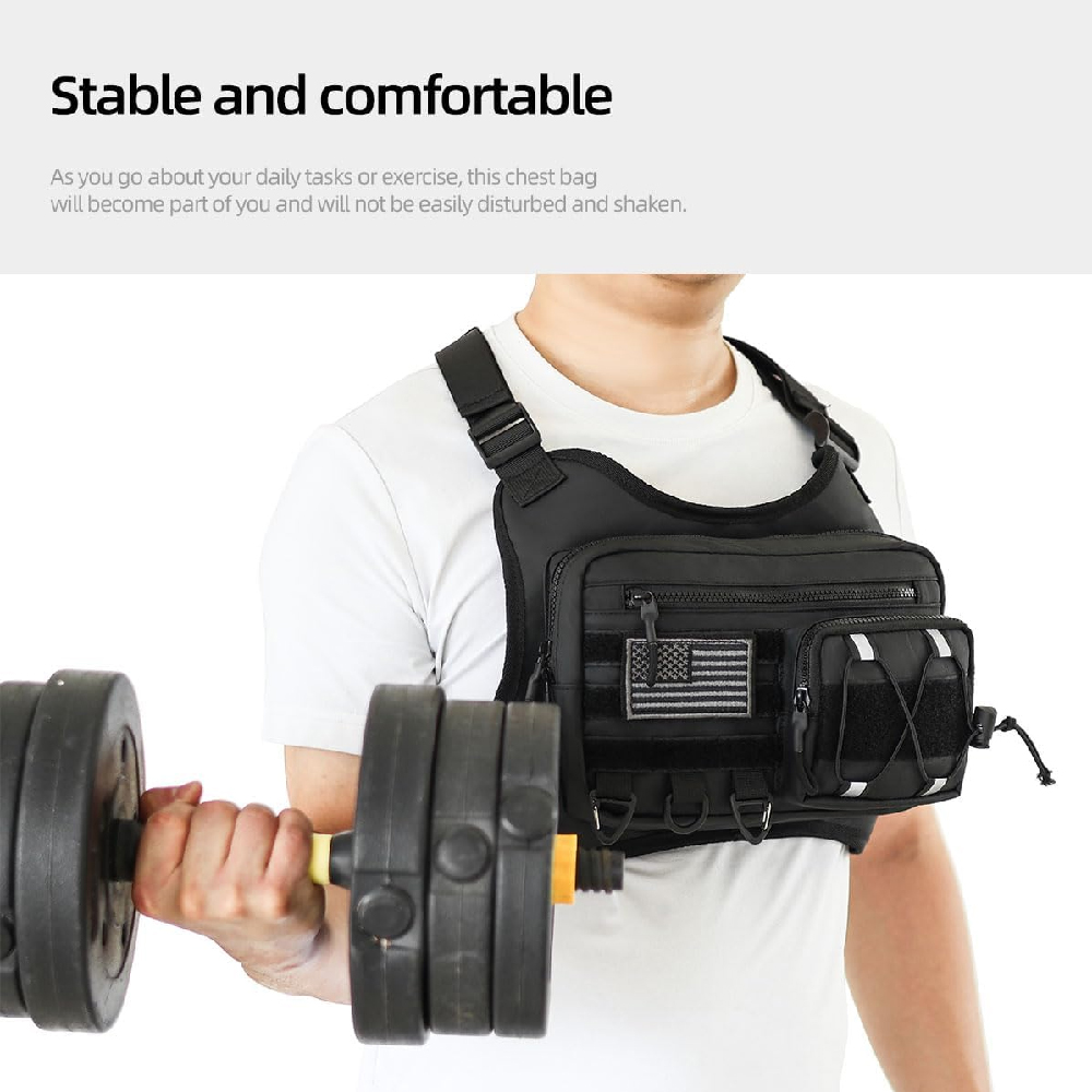 Borsa tattica da petto per uom - Edc Carry Bag For Men recensione e prezzo