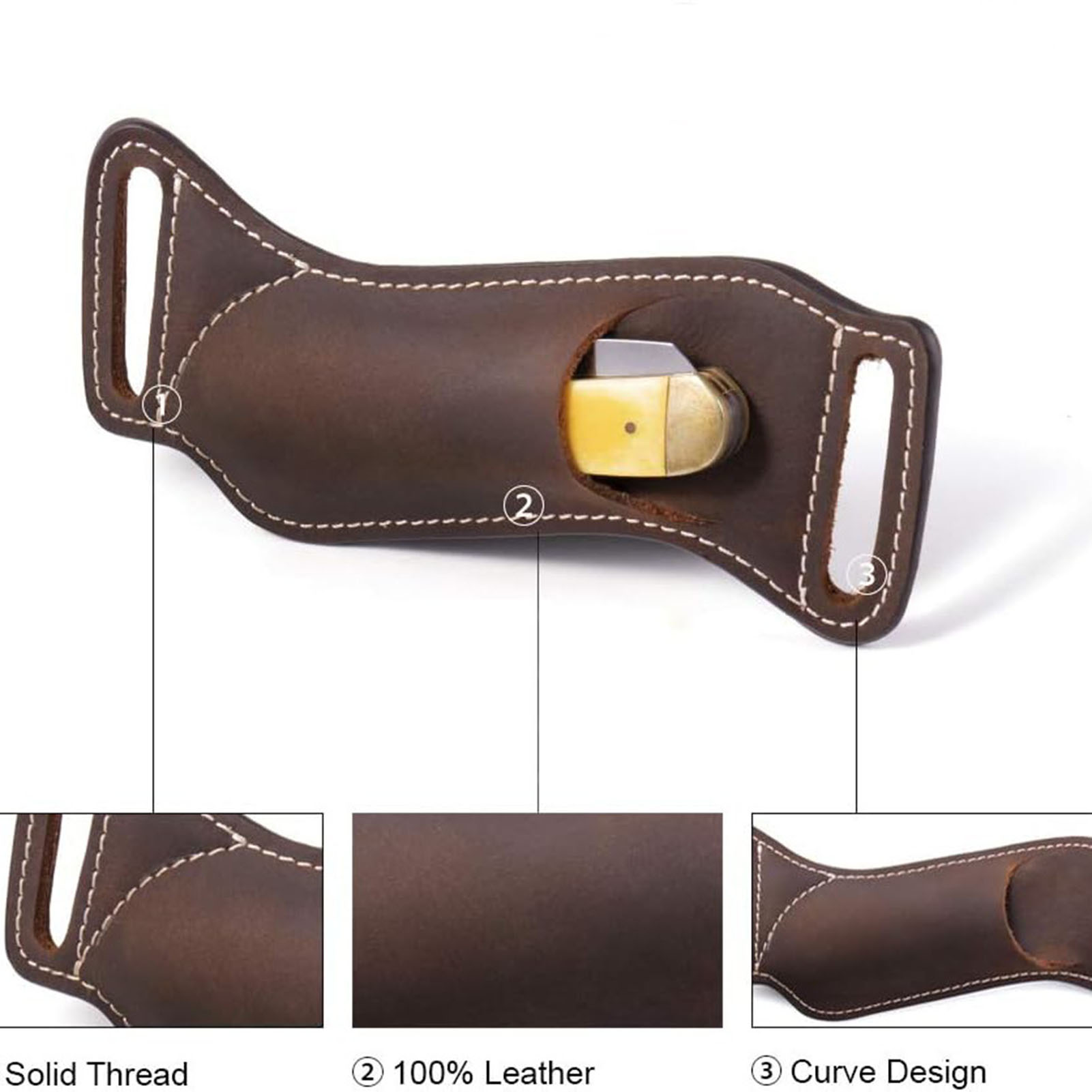 1 Confezione di Custodie in Pe - Leather Edc. Carry Pouch recensione e prezzo