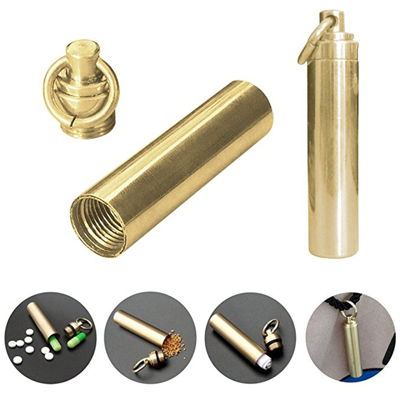 1 Porta Pillole in Ottone Mass - Pill Fob Capsule recensione e prezzo