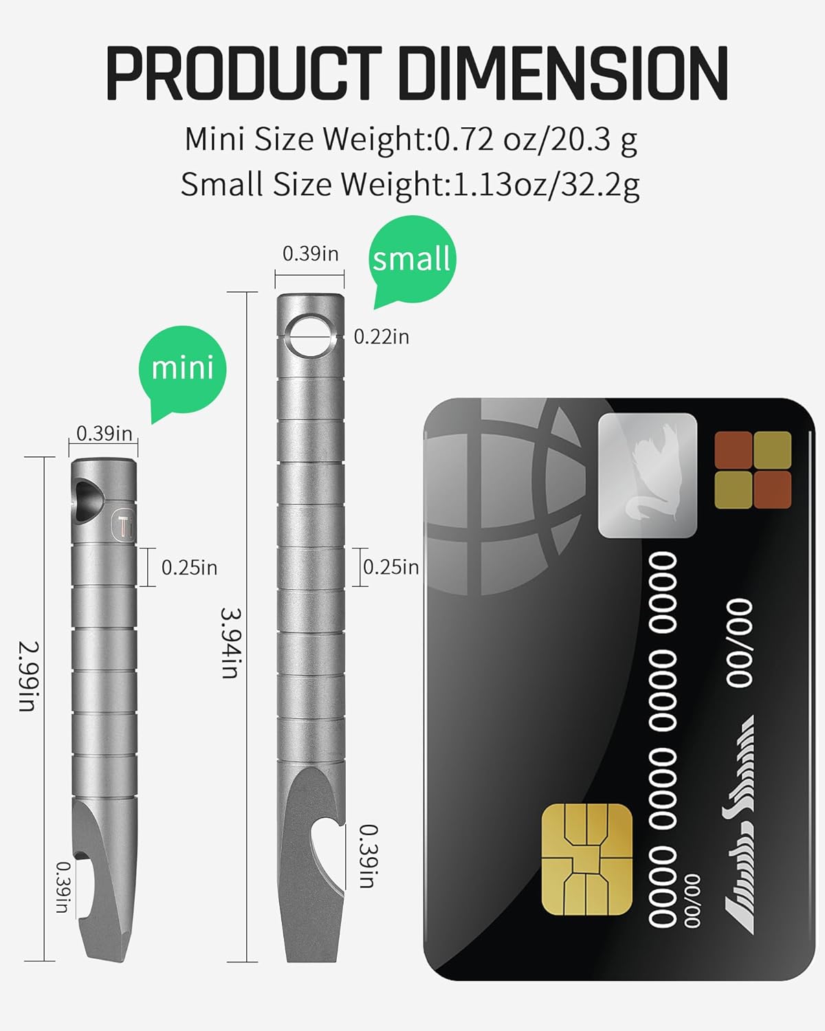 TISUR Titanium EDC Pry Bar, Po - Titanium Pry Bar recensione e prezzo